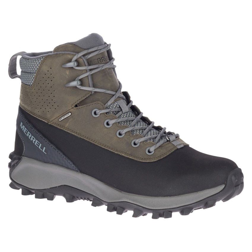 Bottes Merrell Thermo Kiruna Mid Shell Waterproof Grise/Noir Homme | X.X.XUKG